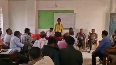 শান্তিরবাজার: জোলাইবাড়ী দ্বাদশ শ্রেনী বিদ্যালয়ের প্লাটিনাম জুবলির মাসব্যাপী অনুষ্ঠানের সমাপনি অনুষ্ঠানকে কেন্দ্র করে প্রস্তুতি সভা হয়