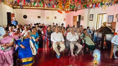 ಪಟ್ಟಣದ ಸಿದ್ದರೂಡ ಆಶ್ರಮಕ್ಕೆ ಭೇಟಿ ನೀಡಿದ ಶಾಸಕ ಪೊನ್ನಣ್ಣ