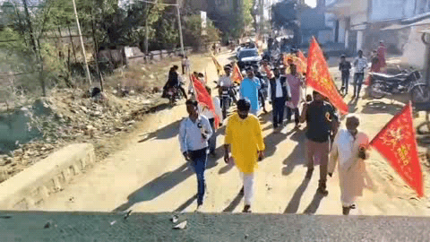 ओडगी: महाशिवरात्रि पर ओड़गी में निकली भव्य शिव बारात, हुआ विशाल भंडारे का आयोजन