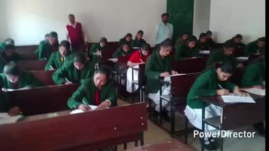 सारवां: मैट्रिक परीक्षा केंद्र बंदाजोरी, जियाखड़ा और बालक मध्य में शांतिपूर्ण ढंग से परीक्षा संपन्न