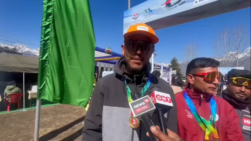 जोशीमठ: ओली में आयोजित विंटर गेम्स प्रतियोगिता को लेकर स्की खिलाड़ियों ने आयोजन मंडल का जताया आभार