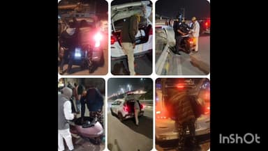 दुल्हिन बाज़ार: दुल्हिनबाजार पुलिस ने थाना क्षेत्र के चौक-चौराहों पर चलाया सघन वाहन जांच अभियान