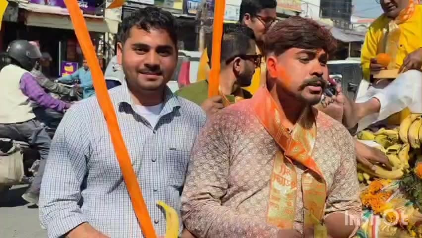 विकासनगर: विकास नगर में खाटू श्याम निशान यात्रा का आयोजन किया गया