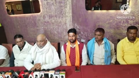 लेस्लीगंज: पांकी विधायक कुशवाहा डॉक्टर शशी भूषण मेहता ने प्रेस कॉन्फ्रेंस की