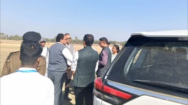 डोभी: डोभी स्थित अमृतसर-कोलकाता कॉरिडोर पहुंचे उद्योग विभाग के निदेशक, की समीक्षा