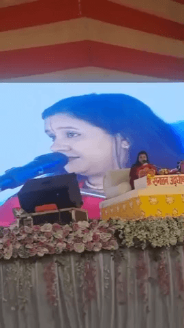 डुमरियागंज: बढ़नी चाफा में चल रही सनातन उद्घोष कथा महोत्सव में सती त्याग व शिव-पार्वती विवाह प्रसंग से गूंजी धर्मभूमि