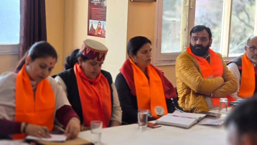 चिड़गांव: भाजपा मुख्यालय दीपकमल शिमला में भाजपा की अहम बैठक, संगठनात्मक मजबूती पर दिया गया जोर