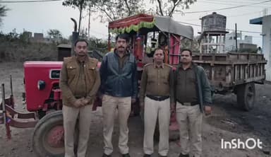 राघोगढ़: रुठियाई में अवैध उत्खनन परिवहन पर कार्रवाई, खनिज विभाग ने दो ट्रैक्टर ट्रॉली ज़ब्त किए