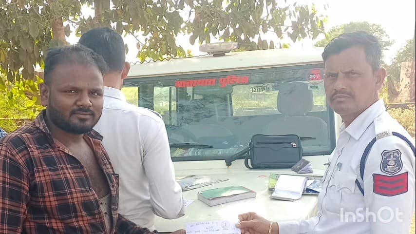 थानखम्हरिया: बेमेतरा जिला की विभिन्न थाना की पुलिस ने यातायात नियमों के उल्लंघन पर 82 लोगों के खिलाफ की चालानी कार्रवाई