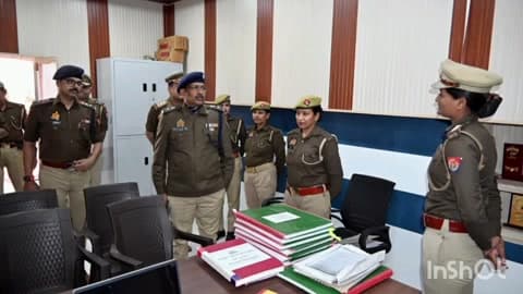 सिकंंदराबाद: वरिष्ठ पुलिस अधीक्षक बुलन्दशर ने थाना सिकन्द्राबाद का वार्षिक निरीक्षण किया