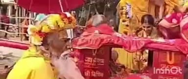 हरलाखी: हरिने गांव में मिथिलांचल की प्रसिद्ध परिक्रमा यात्रा में भगवान की डोली का भव्य स्वागत