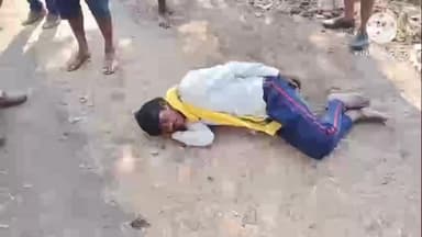 घंसौर: मानकसरा के पास फिसली बाइक, चालक गंभीर रूप से घायल
