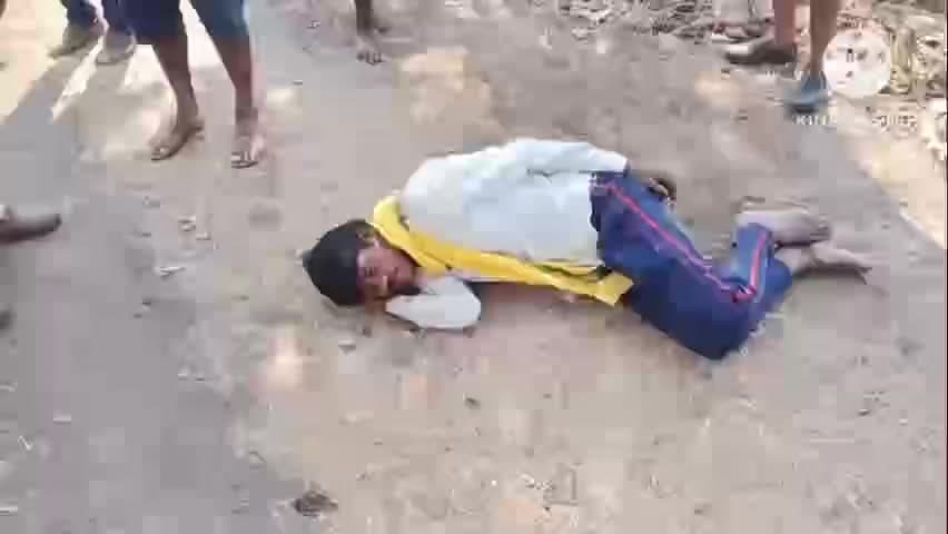 घंसौर: मानकसरा के पास फिसली बाइक, चालक गंभीर रूप से घायल