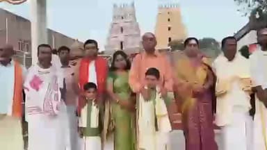 శ్రీశైలంలో మాజీ ఎమ్మెల్సీ గుండుమల తిప్పేస్వామి పూజలకు