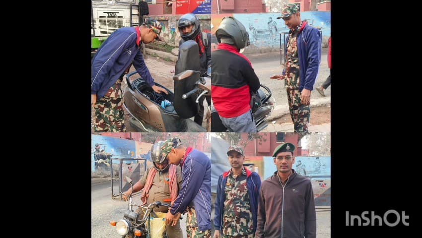 दुल्हिन बाज़ार: दुल्हिनबाजार पुलिस ने थाना क्षेत्र के चौक-चौराहों पर चलाया सघन वाहन जांच अभियान