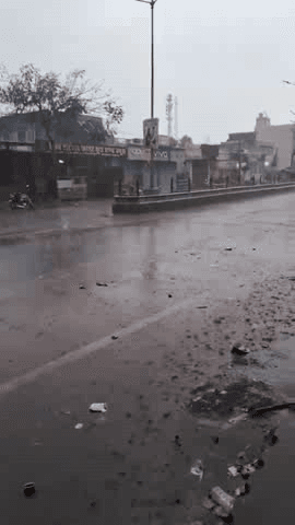 लालसोट: लालसोट क्षेत्र में दिनभर की बारिश ने किसानों की चिंता और सर्दी बढ़ाई, तेज हवा से खेतों में गेहूं की फसल हुई आड़ी