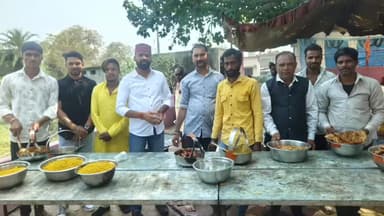 सोनकच्छ: शिवरात्रि पर ग्राम गंधर्वपुरी में हुआ भंडारा, भक्तों ने भोलेनाथ के दर्शन कर प्रसादी ली
