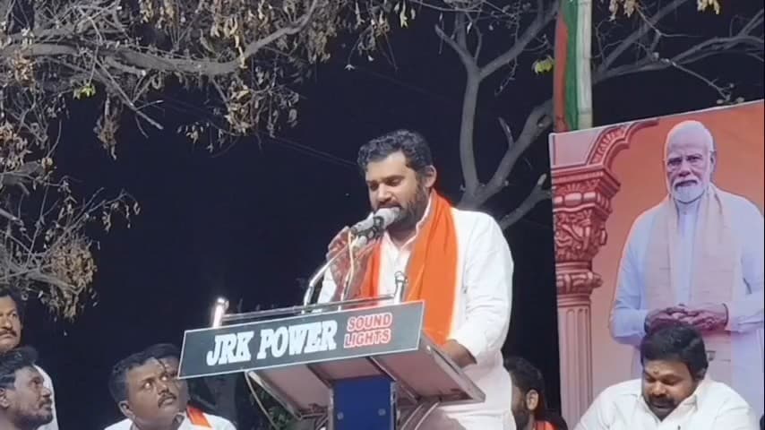 ஆண்டிப்பட்டி: தமிழ்நாடு அதிமுகவின் கோட்டை - ஆண்டிபட்டியில் அமர் பிரசாத் ரெட்டி பேச்சு