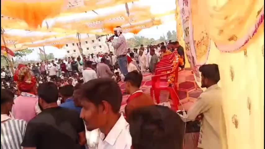 सज्जनगढ़: सादडिया गांव में भारत आदिवासी पार्टी का मिलन समारोह आयोजित हुआ, नेता, कार्यकर्ता और समर्थकों की लगी भीड़