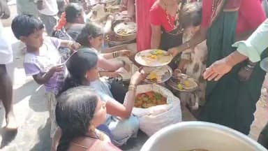 ಯಲಬರ್ಗ: ತಾಳಕೇರಿ ಗ್ರಾಮದ ಬಸವಂತಶಿವಯೋಗಿಯ ಜಾತ್ರೆಯ ನಿಮಿತ್ತ ಸಾಮೊಹಿಕ ವಿವಾಹ ಹಾಗೂ ಅನ್ನಸಂತರ್ಪಣೆ ಸಂಪನ್ನ
