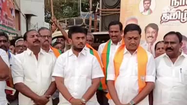 ஈரோடு: காசிபாளையம் பகுதியில் திமுகவின் ஊழல் ஆட்சியை வீட்டுக்கு அனுப்பவும் என்று தெற்கு மாவட்ட பாஜக சார்பில் தெருமுறை பிரச்சாரம்
