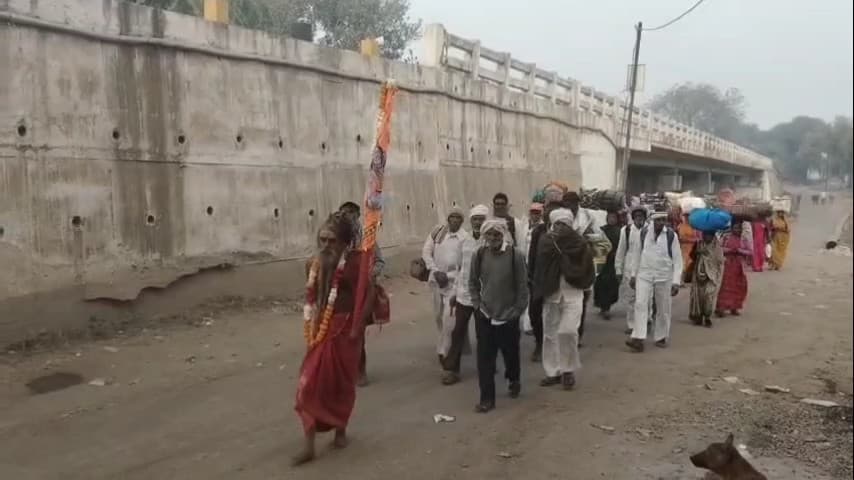 सेगांव: शिवरात्रि स्पेशल: सैकड़ों श्रद्धालुओं संग पंचक्रोशी पद यात्रा सेगांव पहुँची, 5 दिन का भक्ति मार्च शुरू #सेगावन्यूज़
