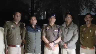महावन: फरह पुलिस की लुटेरे बदमाश से मुठभेड़, पैर में लगी गोली, अवैध तमंचा और कारतूस बरामद, दो पहले ही भेजे गए जेल
