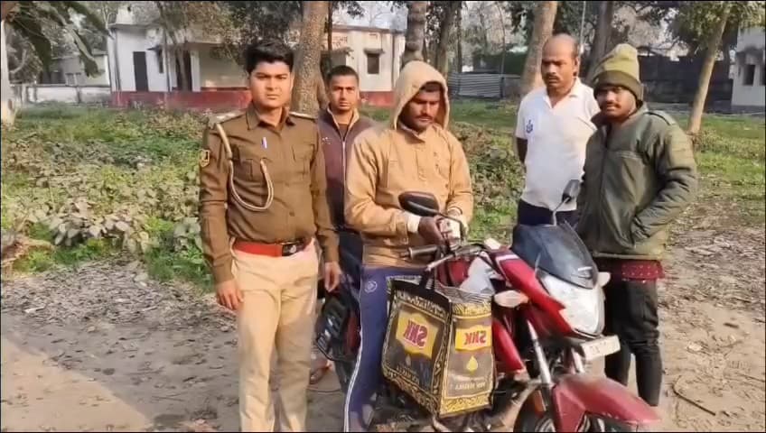 पटोरी: अशरफपुर, सुपौल से शराब के साथ एक कारोबारी गिरफ्तार, न्यायालय भेजा गया