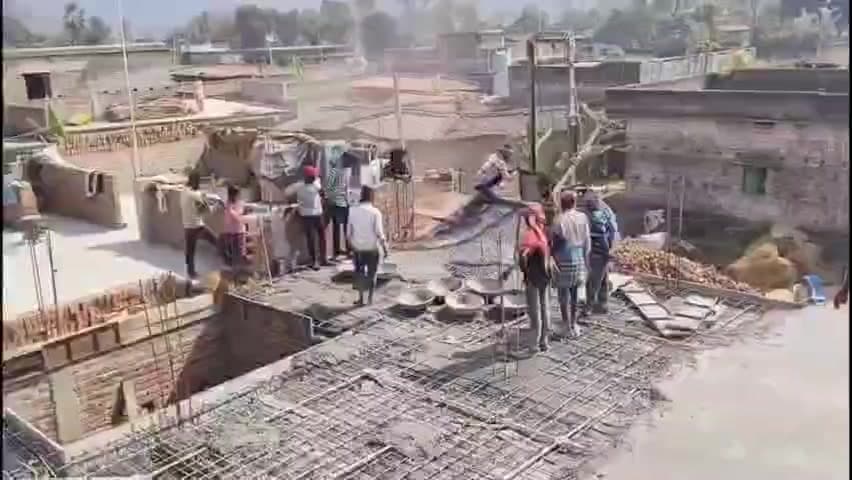 हंटरगंज: दंतार गांव में एसडीओ के आदेश की अवहेलना, विवादित जमीन पर जबरन भवन निर्माण, तनावपूर्ण स्थिति