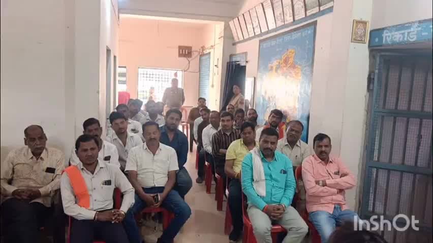 बेरला: थाना बेरला परिसर में शांति समिति की बैठक हुई, शांतिपूर्ण होली मनाने की अपील की गई