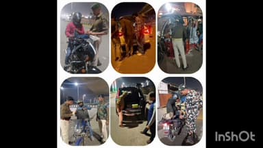 दुल्हिन बाज़ार: दुल्हिनबाजार पुलिस ने थाना क्षेत्र के चौक-चौराहों पर चलाया सघन वाहन जांच अभियान