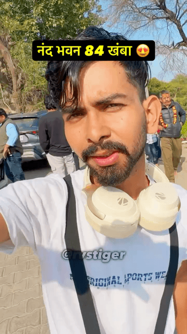 Exploring Nand Bhawan 84 khamba 😱oldest place up 85 #viral #subscribe
