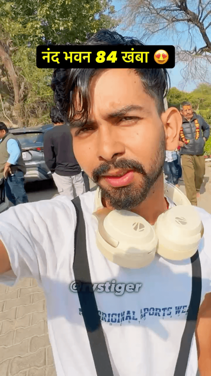 Exploring Nand Bhawan 84 khamba 😱oldest place up 85 #viral #subscribe