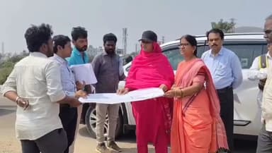మంగళగిరి: మంగళగిరి మున్సిపల్ కార్పొరేషన్ పరిధిలో విస్తృతంగా పర్యటిస్తున్న కలెక్టర్
