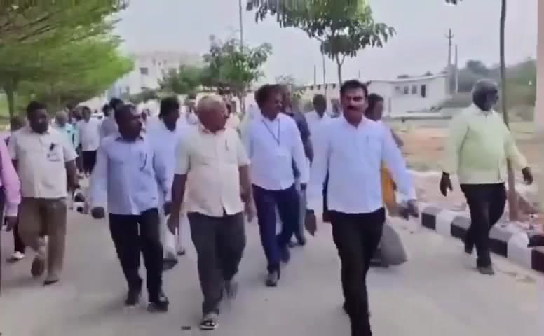 కోడూరు: ఒంటిమిట్ట బ్రహ్మోత్సవాల ఏర్పాట్లపై పరిశీలించిన టిటిడి జె ఈ ఓ వీరబ్రహ్మం