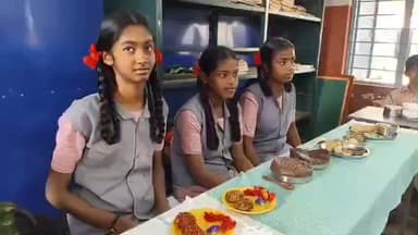 காரைக்குடி: பள்ளி மாணவர்களுக்கு பாரம்பரிய இயற்கை உணவு போட்டி