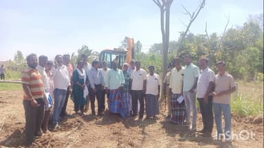 ಕೆ.ಜಿ.ಎಫ್: ವೆಂಗಸಂದ್ರದಲ್ಲಿ ಸ್ಮಶಾನಕ್ಕೆ ನಕಾಶೆ ರಸ್ತೆ ನಿರ್ಮಾಣ