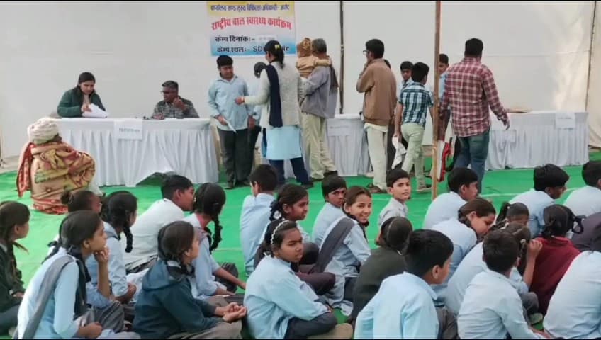 आमेट: आमेट उप जिला अस्पताल में बाल स्वास्थ्य शिविर आयोजित, 145 बच्चों की हुई जांच