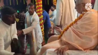 খোয়াই: চেরি  অযাচক আশ্রমে নিখিল বিশ্ব অখন্ড সংঘ প্রদান পরম পূজনীয় শ্রী শ্রী দাদা মনির দর্শন দান অনুষ্ঠান অনুষ্ঠিত হয়