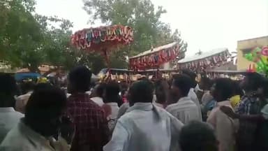 ಚಾಮರಾಜನಗರ: ಚಂದಕವಾಡಿಯಲ್ಲಿ ವಿಜೃಂಭಣೆಯಿಂದ ಜರುಗಿದ ಲಕ್ಷ್ಮೀದೇವಿ ರಥೋತ್ಸವ