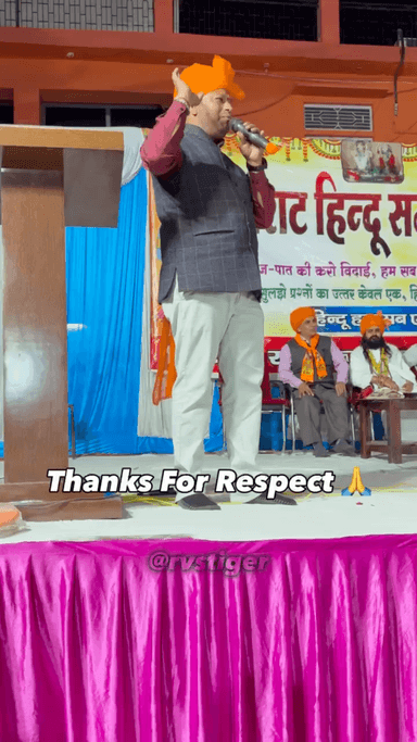 Bayana RSS के शताब्दी वर्ष पर विराट हिंदू सम्मेलन में सम्मान 🙏

#respect #rider #hindu