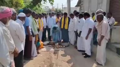 ఎమ్మిగనూరు: ఎమ్మిగనూరు :గోనెగండ్ల కులుమల లో 66 లక్షలతో ఎమ్మెల్యే బివి చొరవతో సిసి రోడ్ల నిర్మాణానికి భూమి పూజ చేసిన టిడిపి నాయకులు