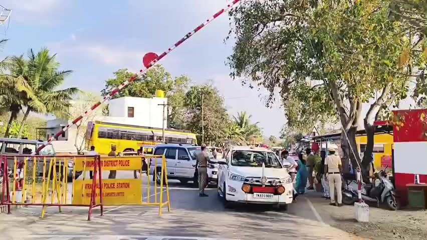 நாட்றாம்பள்ளி: கொத்தூர் மற்றும் தொட்டிகிணறு பகுதியில் உள்ள மாநில எல்லைகளில் மாவட்ட ஆட்சியர் ஆய்வு சிசிடிவி கேமராக்கள் மின்விளக்குகள் அமைக்க உத்தரவு