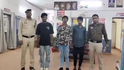 तिल्दा: नेवरा पुलिस ने तीन असामाजिक तत्वों को गिरफ्तार कर भेजा जेल