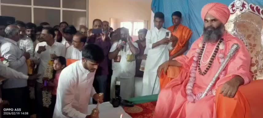 ಜಗಳೂರು: ಹೃಧಯಭಾಗ ಕಣ್ವಕುಪ್ಪೆ ಮಠವನ್ನು ಬಿಡುವುದಿಲ್ಲ, ಭಕ್ತರಲ್ಲಿ ಆತಂಕ ಬೇಡ:  ಕಣ್ವಕುಪ್ಪೆ ಗವಿಮಠದಲ್ಲಿ ನಾಲ್ವಡಿ ಶ್ರೀಗಳ ಭರವಸೆ