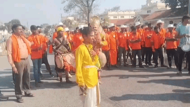 ಹನೂರು: ಮಲೆ ಮಹದೇಶ್ವರ ಬೆಟ್ಟದವರೆಗೆ ವಿಜಯೇಂದ್ರ ಯುವಸೇನೆ ಪಾದಯಾತ್ರೆ – ಕೊಳ್ಳೇಗಾಲದಲ್ಲಿ ಭರ್ಜರಿ ಸ್ವಾಗತ