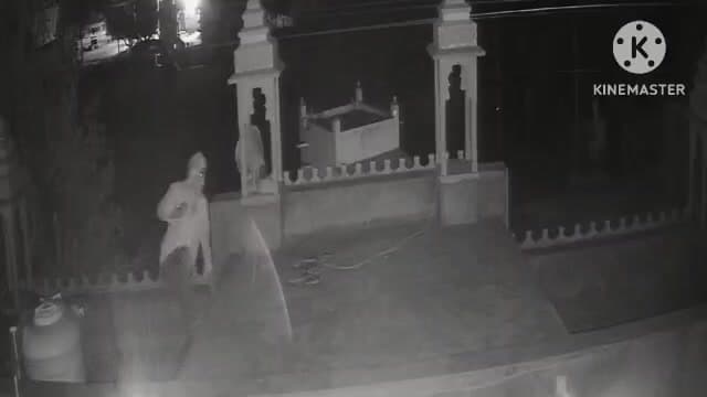 सोजत: चंडावल क्षेत्र के सांडिया के श्रीयादे मंदिर में सीसीटीवी कैमरे में कैद हुए नकाबपोश, पुलिस ने घटना की जांच शुरू की