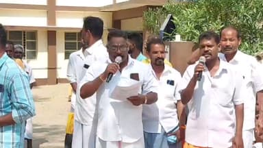 புதுக்கோட்டை: TNCSC சுமை தூக்குவோரின் மாநில பாதுகாப்பு சங்கம் சார்பாக TNCSC அலுவலக வாசலில் மாவட்ட செயலாளர் செந்தில்குமார் தலைமையில் தருணா ஆர்ப்பாட்டம் நடைபெற்றது
