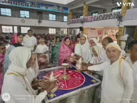 बागीदौरा: बागीदौरा में आचार्य विद्यासागर के द्वितीय समाधि दिवस पर विशेष अभिषेक व आचार्य छत्तीसी विधान का आयोजन