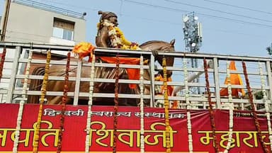 खालवा: खंडवा में 6 जून को 12 फीट ऊंची शिवाजी प्रतिमा का होगा अनावरण